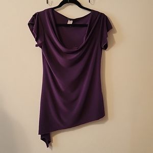Women's purple casual/dressy top, Sz M